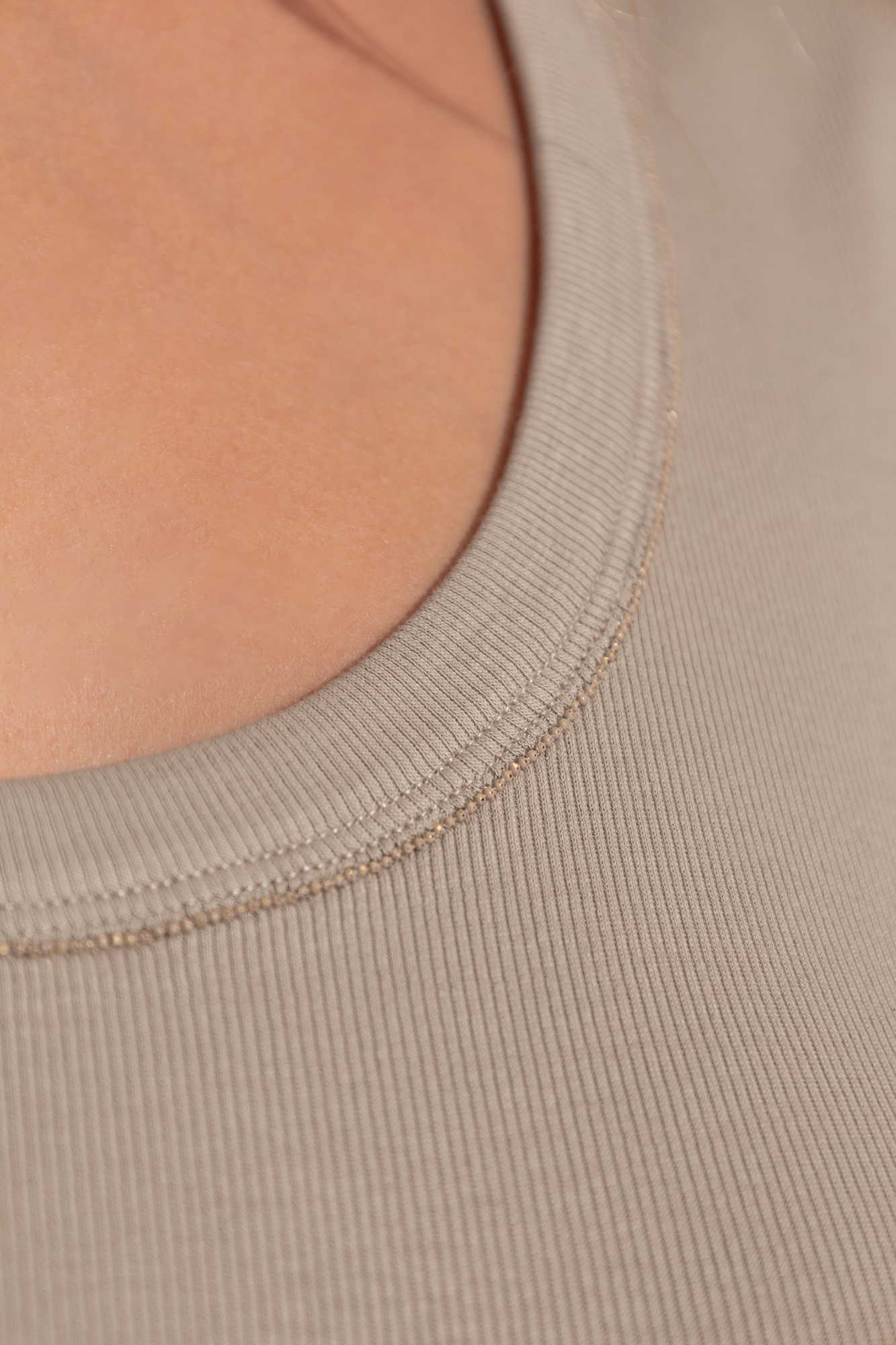 Grey Cotton T-shirt Fabiana Filippi - Vitkac Canada